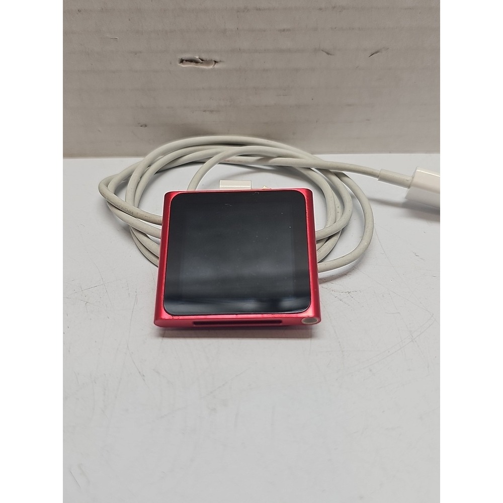 Apple iPod Nano 6th Gen  (RED) Product **for Parts Or Repair